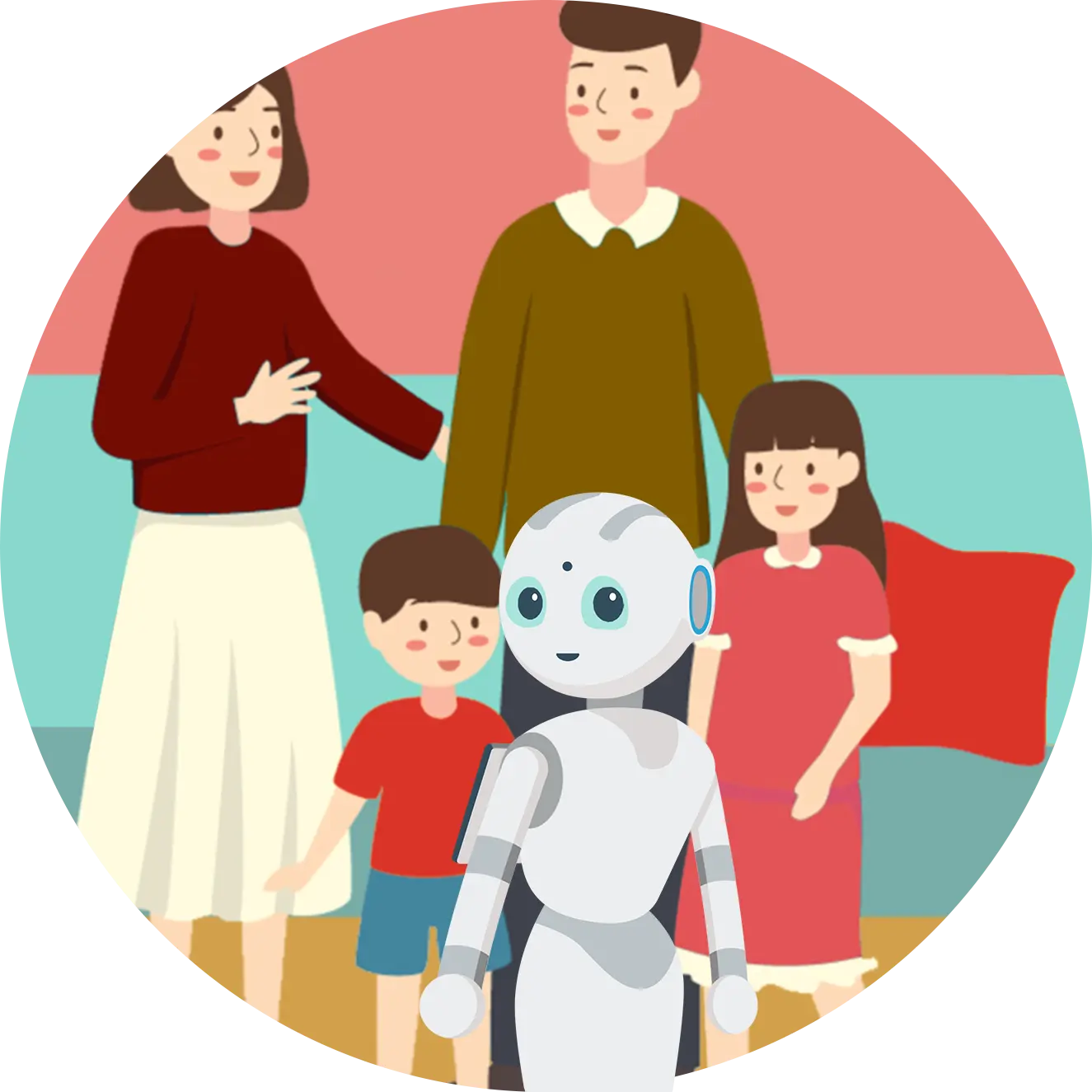 家族や友人の一人として会話することが可能